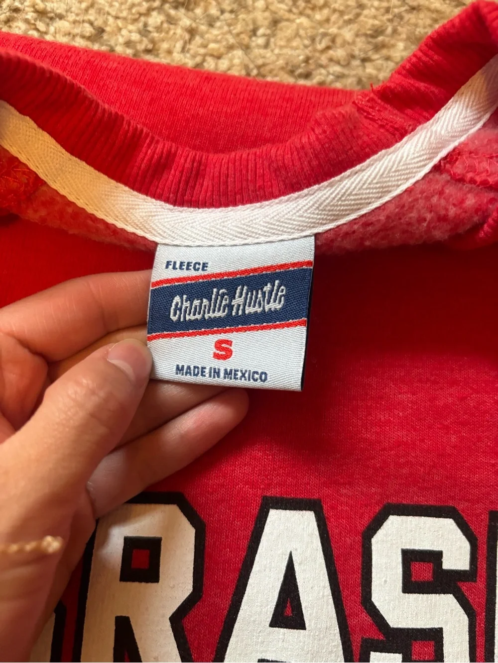 Vintage Nebraska Cornhuskers Red Crewneck Sweatshirt